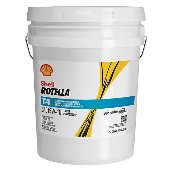HOT DEAL Shell ROTELLA T4 Triple Protection Diesel Conventional Engine Oil15W-40