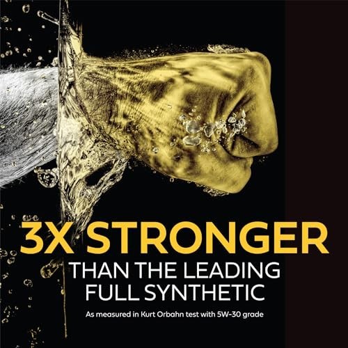 Full Synthetic Motor Oil 0W-20 5 Quart Jug 160 Fluid Ounces High Mileage