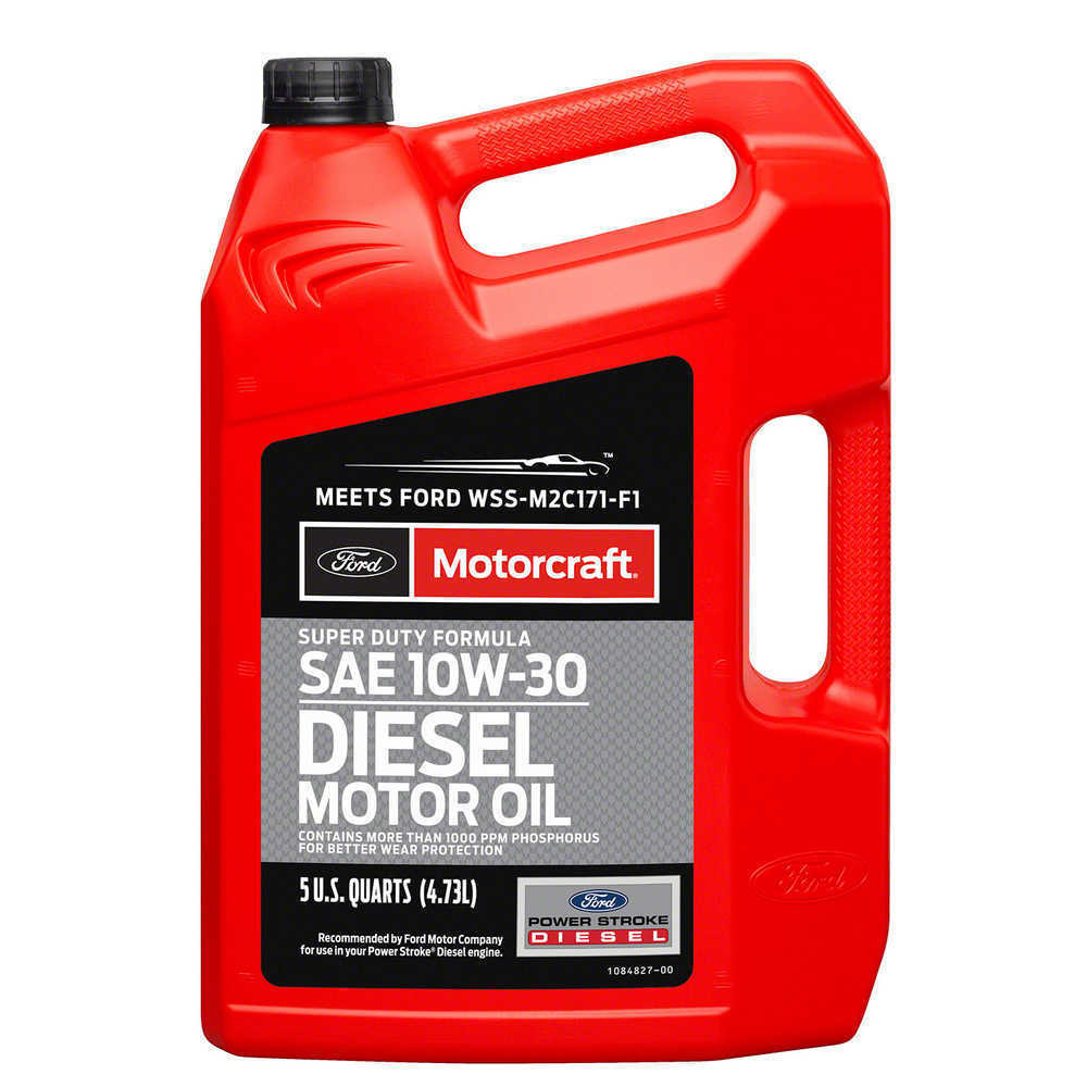 Engine Oil-Super Duty Diesel Motor Oil – 5 Quart Motorcraft XO-10W30-5Q3SD