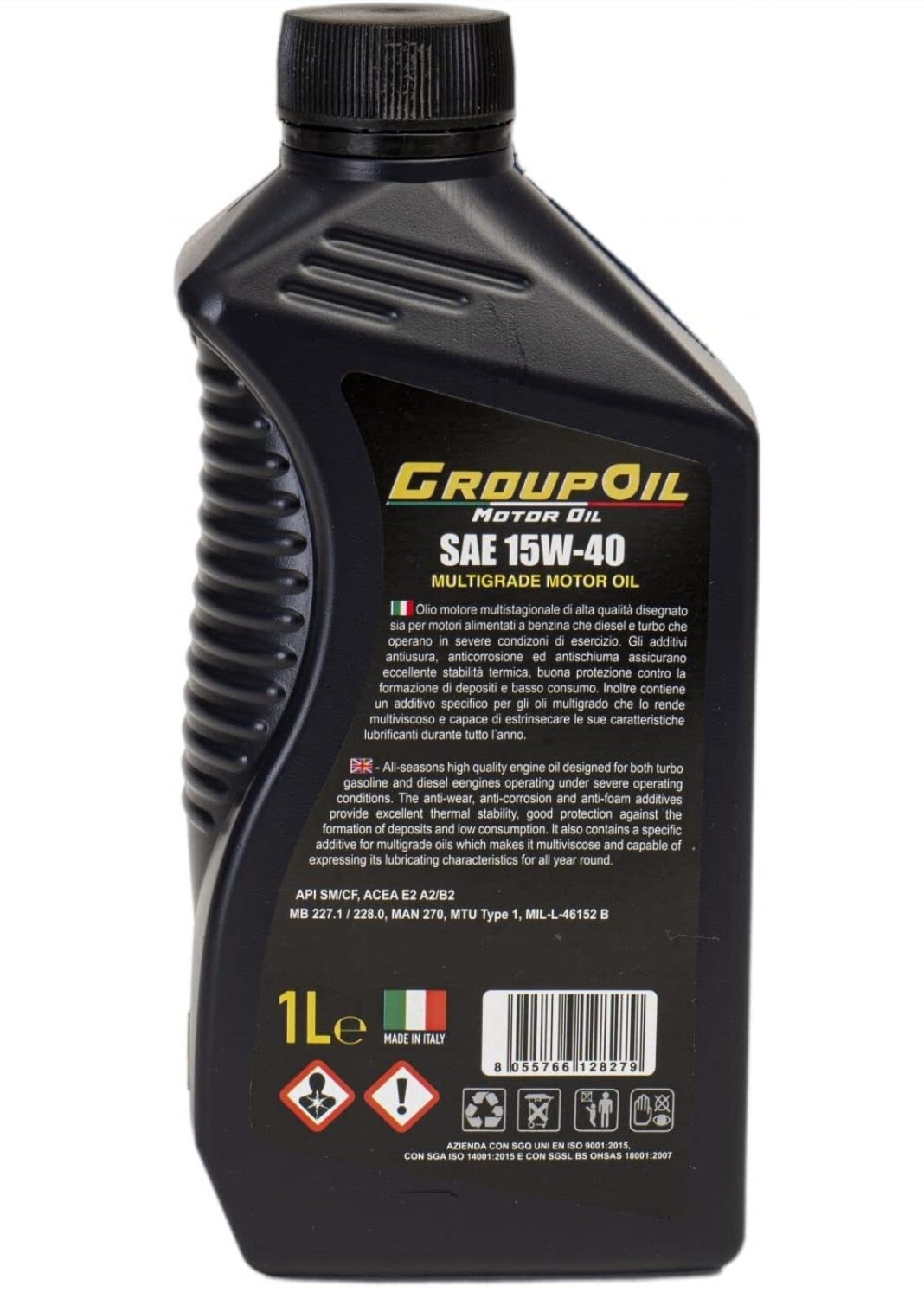 1 Liter Grupoil 15W40 Synthetic Engine Oil