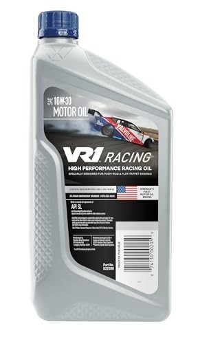 High-Performance 10W-30 Racing Motor Oil, 1 QT – Case of 6, Ideal for Engines