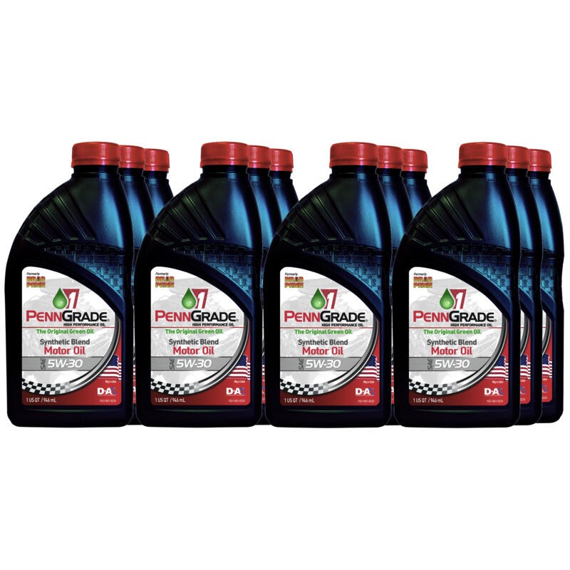 Brad Penn / PennGrade 1 Semi-Synthetic Engine Oil 71096, 5W30, 12 Quarts
