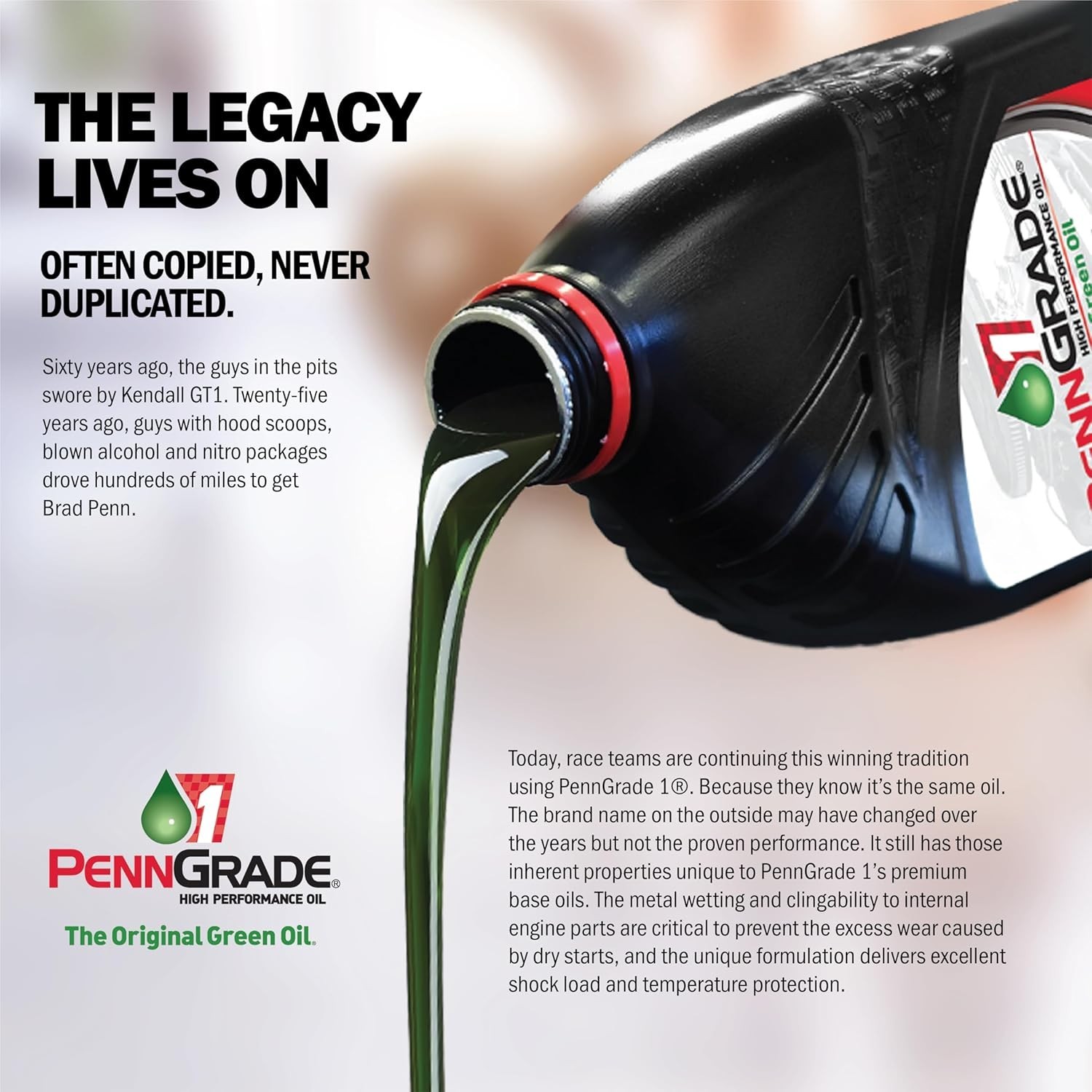 PENN GRADE 71156 Monograde High Performance Oil SAE 50 1 Quart Bottle (12 PACK)