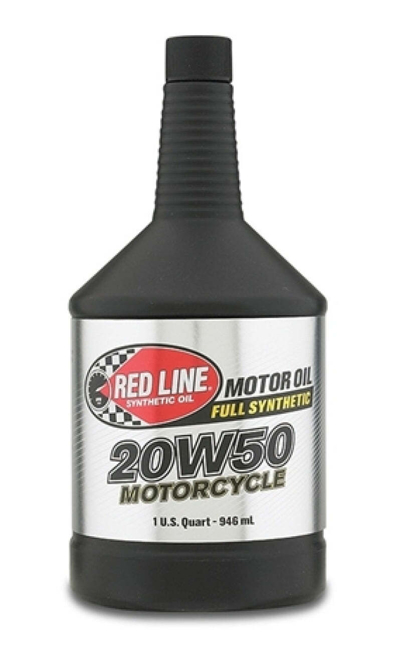 Red Line 20W50 Motorcycle Oil – Quart Case of 12 42504