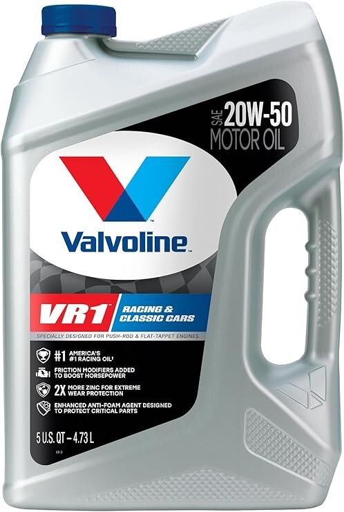 3 PACK…VR1 Racing SAE 20W-50 High Performance High Zinc&Phosphorus Motor Oil