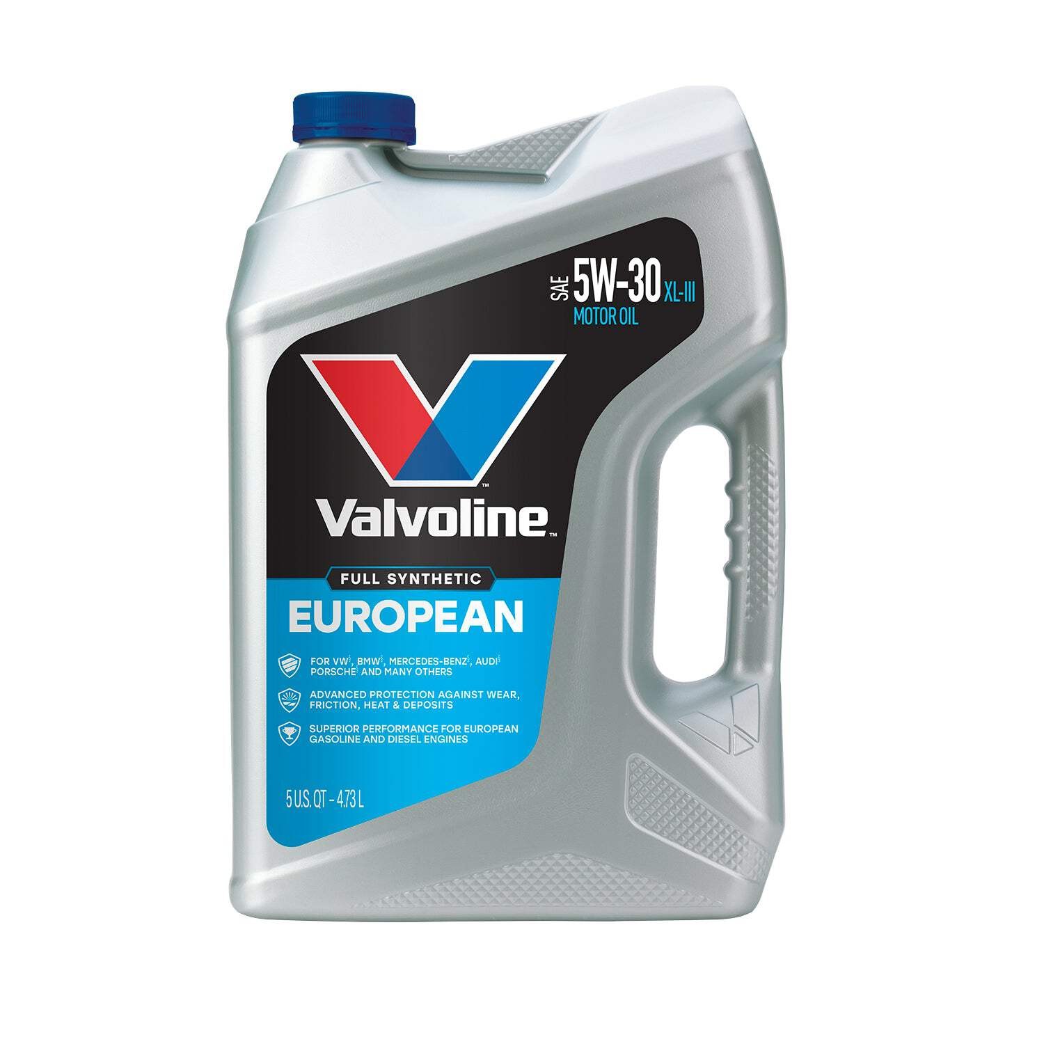 Valvoline European Vehicle Full Synthetic XL-III 5W-30 Motor Oil 5 QT