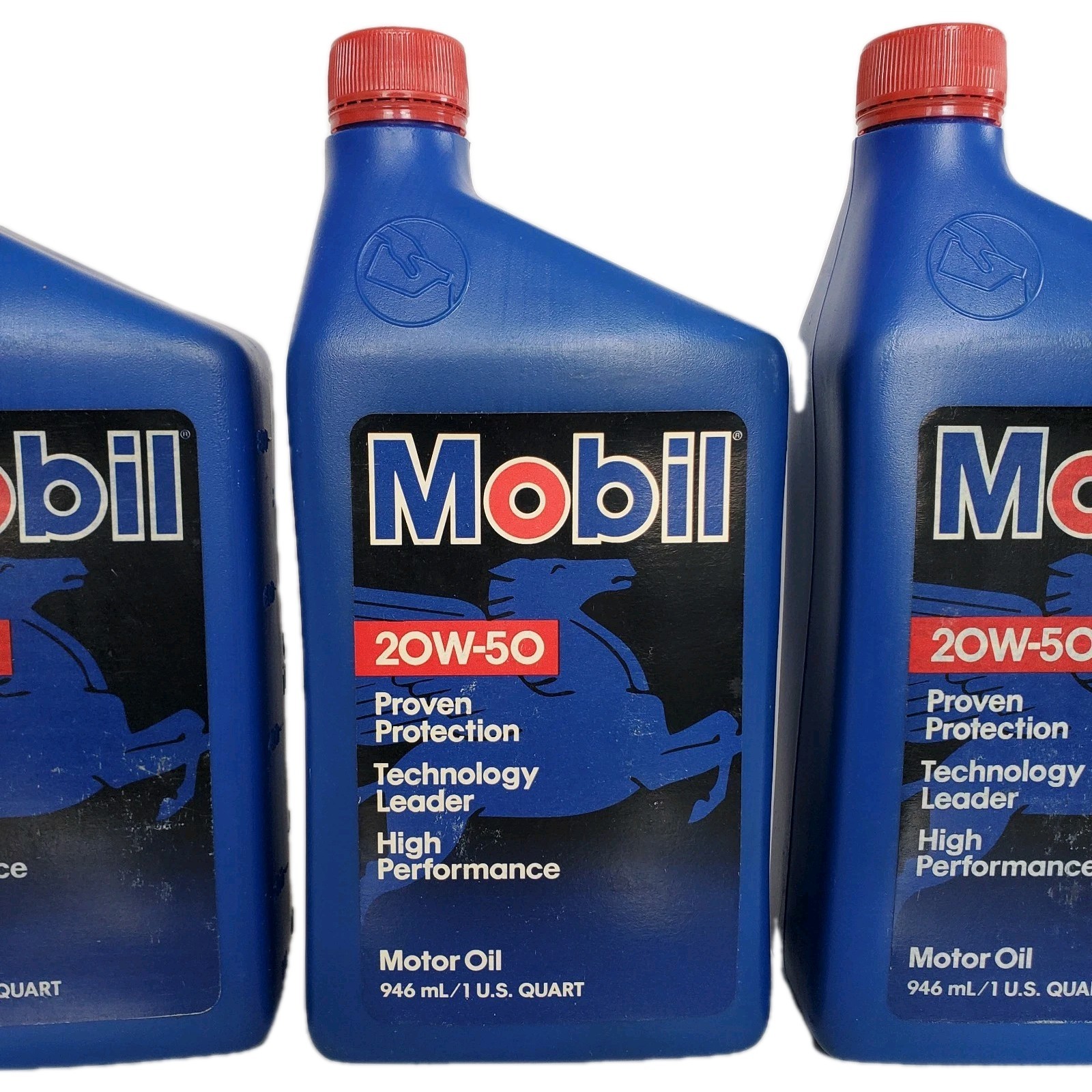 NOS 3qts Reg. Mobil Oil SAE 20W-50 for Gas/Diesel High Performance NOT SYNTHETIC