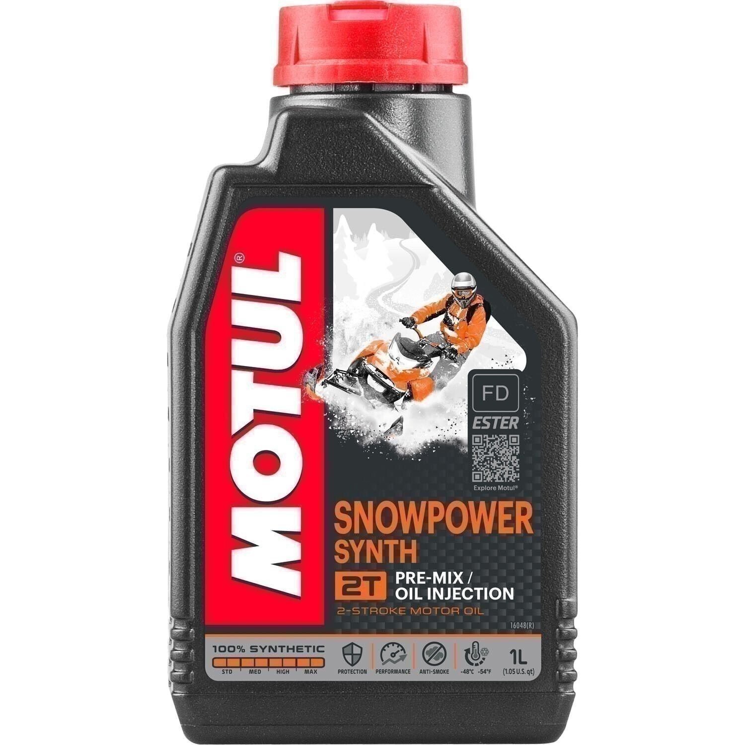 Motul Snowpower Synth 2T Pre-Mix Oil Injection 2-Stroke Motor Oil – 1 Liter