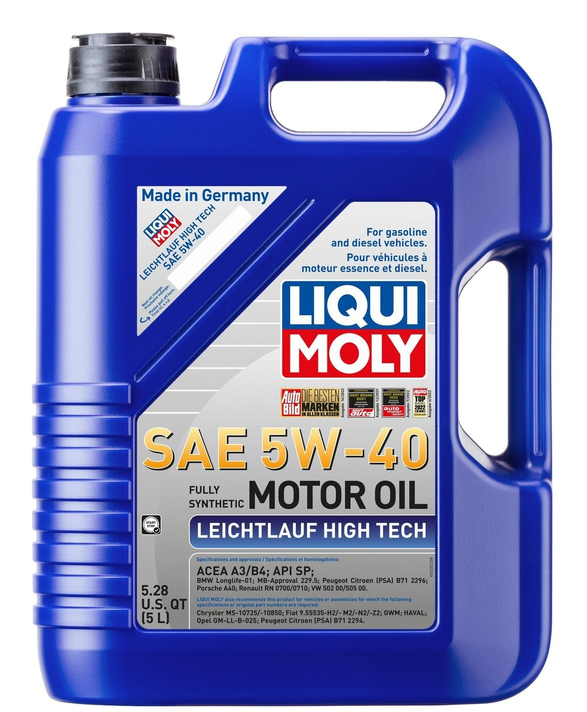 [FLASH SALE] LIQUI MOLY 2332 Leichtlauf High Tech 5W-40; 5 Liter