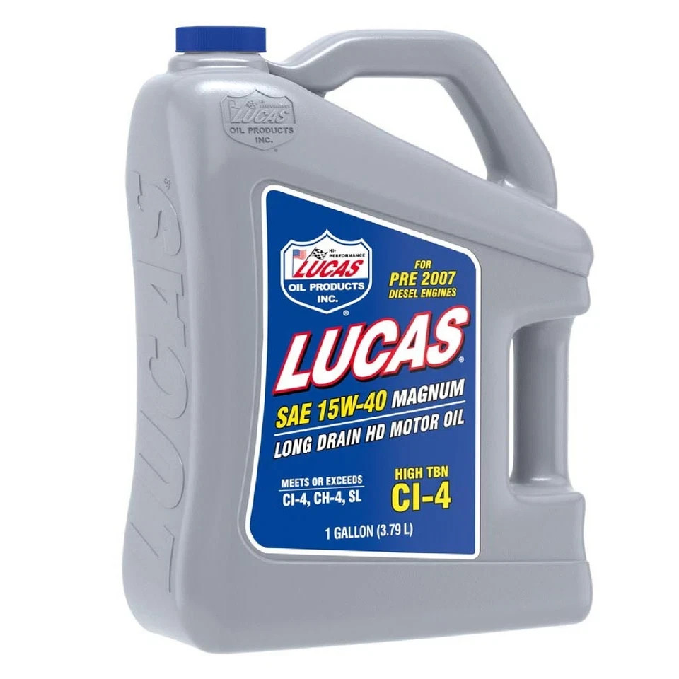 New 1 Gallon Magnum 15W-40 High TBN CI-4 Oil For Pre 2007 Diesel Engines 10076