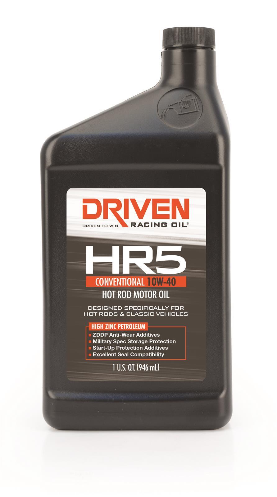 Joe Gibbs Driven HR5 Hot Rod Performance Conventional Engine Oil 10W-40 1-QT