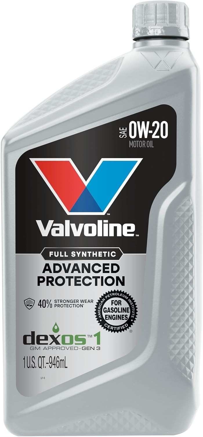 SAE 0W-20 Full Synthetic Motor Oil – 1 Quart for Ultimate Engine Care