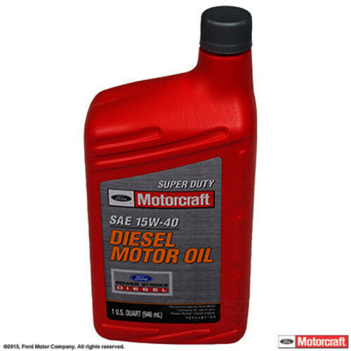 17 Quarts Diesel Engine Motor Oil FORD/Motorcraft SAE 15W-40 Super Duty
