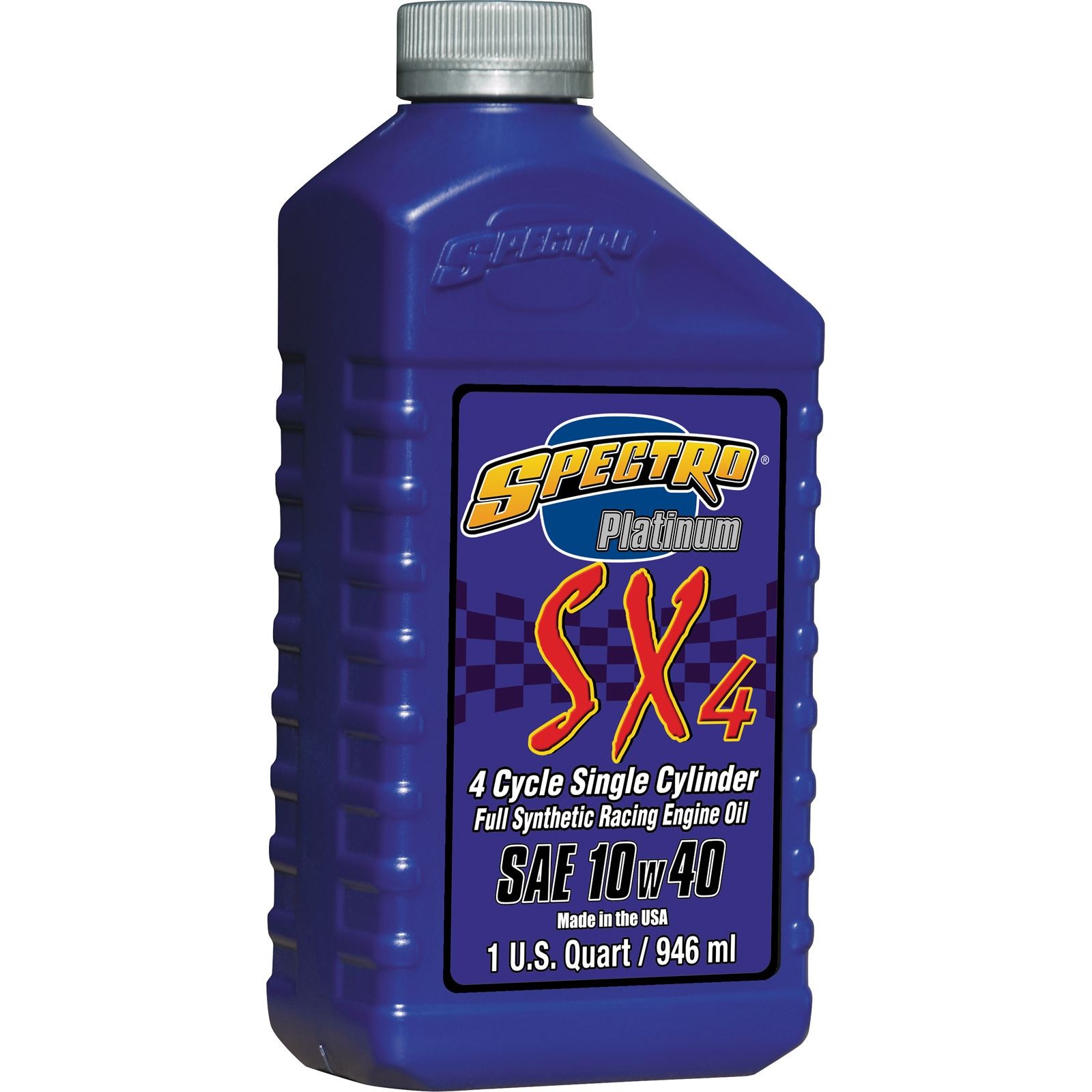 Spectro Performance Oils PLATINUM SX4 4T 10w-40 1 QT R.SPSX414