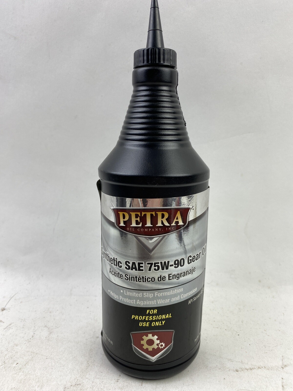 1-quart bottle of Petra Synthetic GL-5 SAE 75W90 Gear Oil p/n 89032 (32oz)