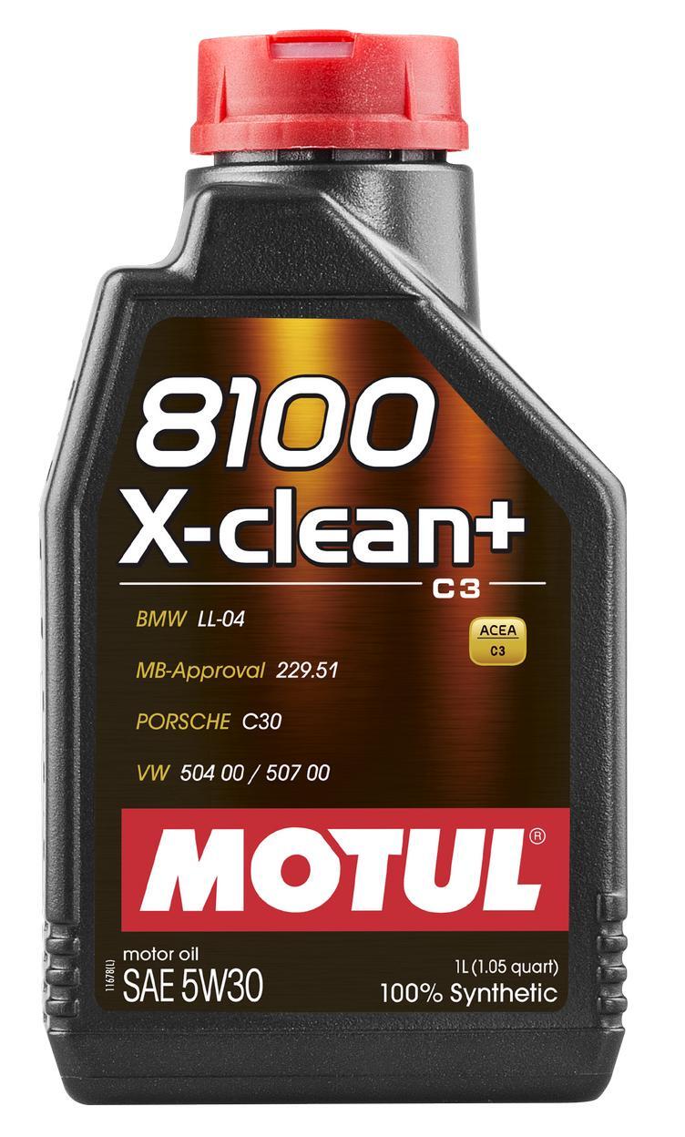 Motul 106376 8100 X-CLEAN + 5W30 12X1L