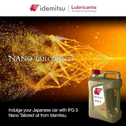 Fully Synthetic Engine Oil 5 Quart 0W-8 For Car Truck Bottle
