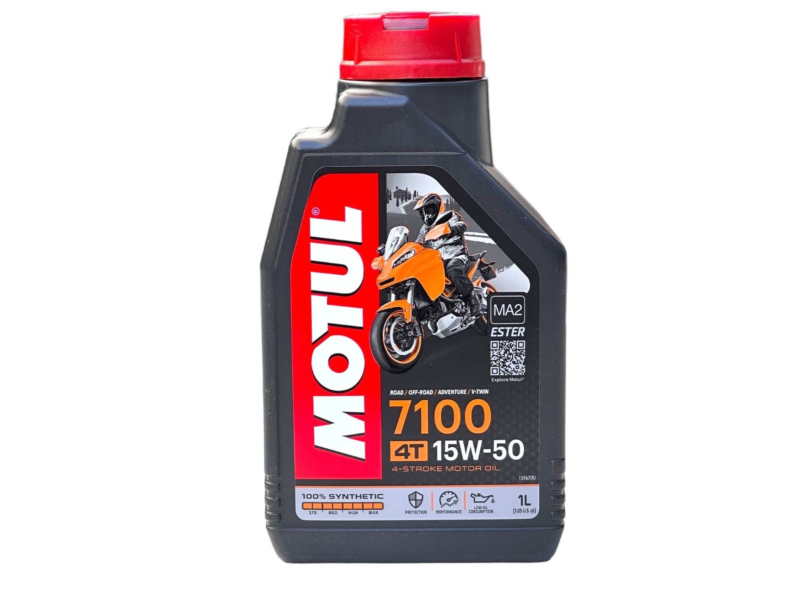 MOTUL 7100 15w50 ORIGINAL ENGINE OIL FOR MOTORCYCLE 4 stroke 1 liter SYNTHETIC