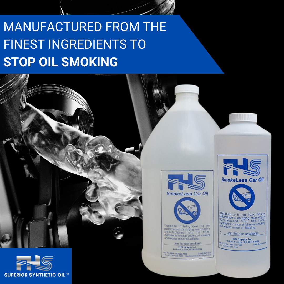 FHS Full-Synthetic Smokeless Motor Oil:Lite (SAE20)/Medium (SAE30)/Heavy (SAE40)