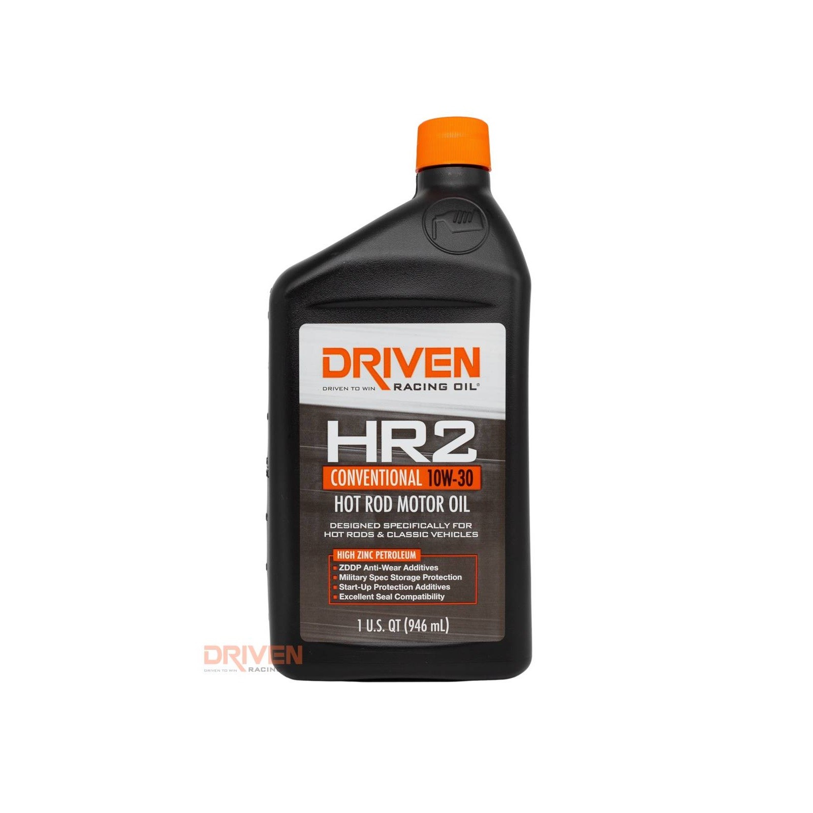 Driven Racing Oil HR2 10W-30 Conventional Hot Rod Motor Oil 1 Quart Pack of 6