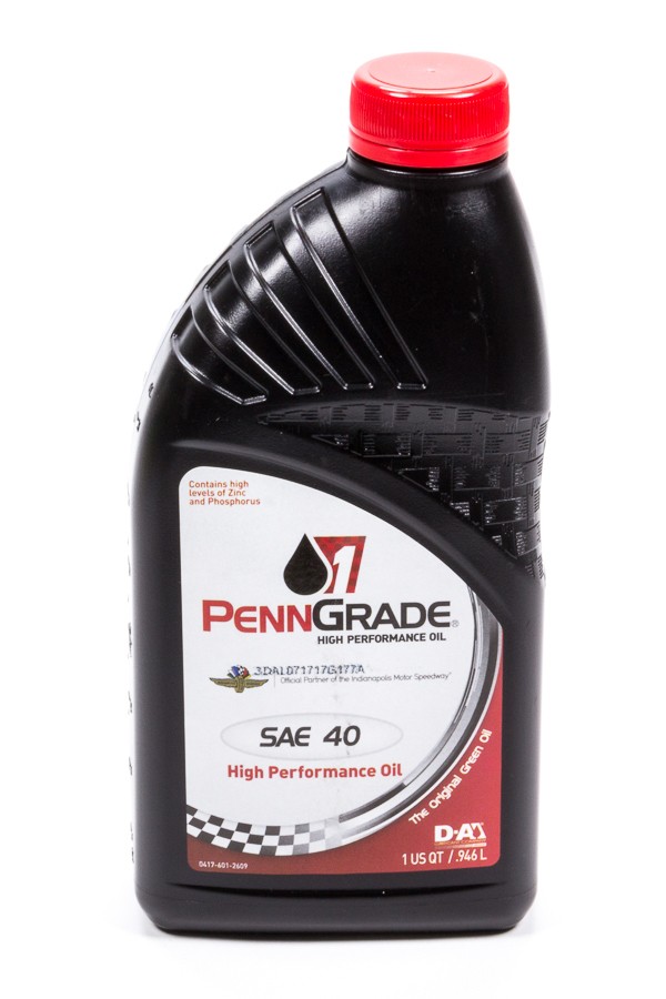 Penngrade Motor Oil Bpo71406 40W Racing Oil 1 Qt