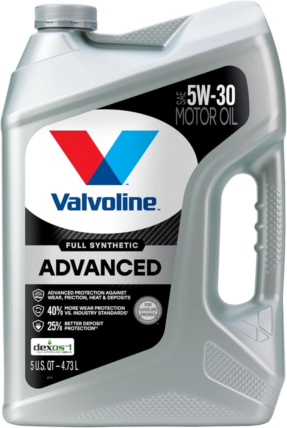 Advanced Full Synthetic 5W-30 Motor Oil – 15 Quarts, 3x 5 Qt Bottles, Superio…
