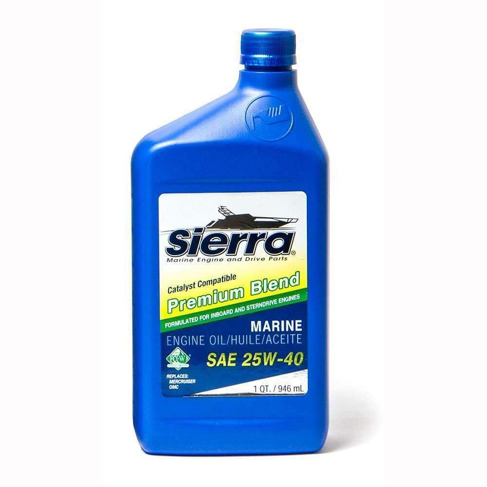 Sierra Catalyst Oil 25w40 Mineral Quart #18-9400CAT-2
