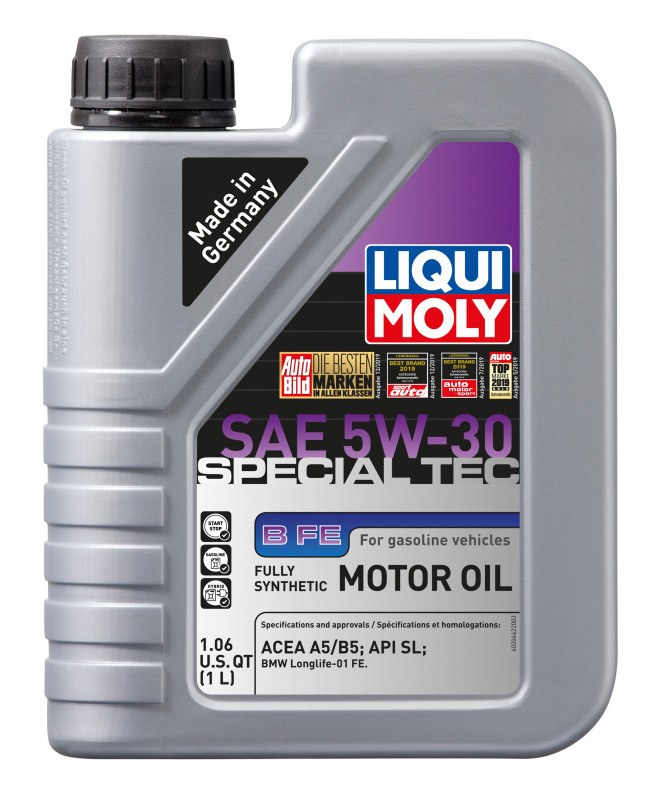 LIQUI MOLY Special Tec B FE Full Synthetic SAE 5W-30 Motor Oil 20442 – Fits BMW