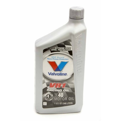 Valvoline 822390-C, One Hp 40W Racing Oil Vr1 1 Qt High Performance & Racing Par