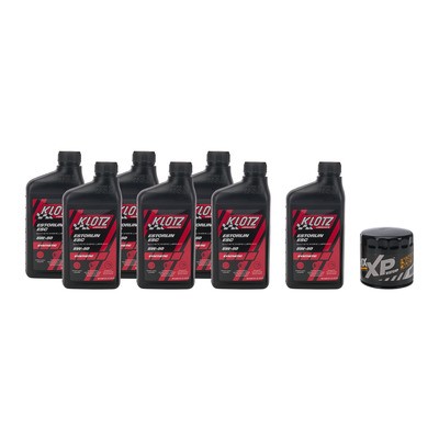 Klotz KT-411, Estorlin ESC 5W50 Motor Oil Set of 7 for Ford Mustang 2007-12