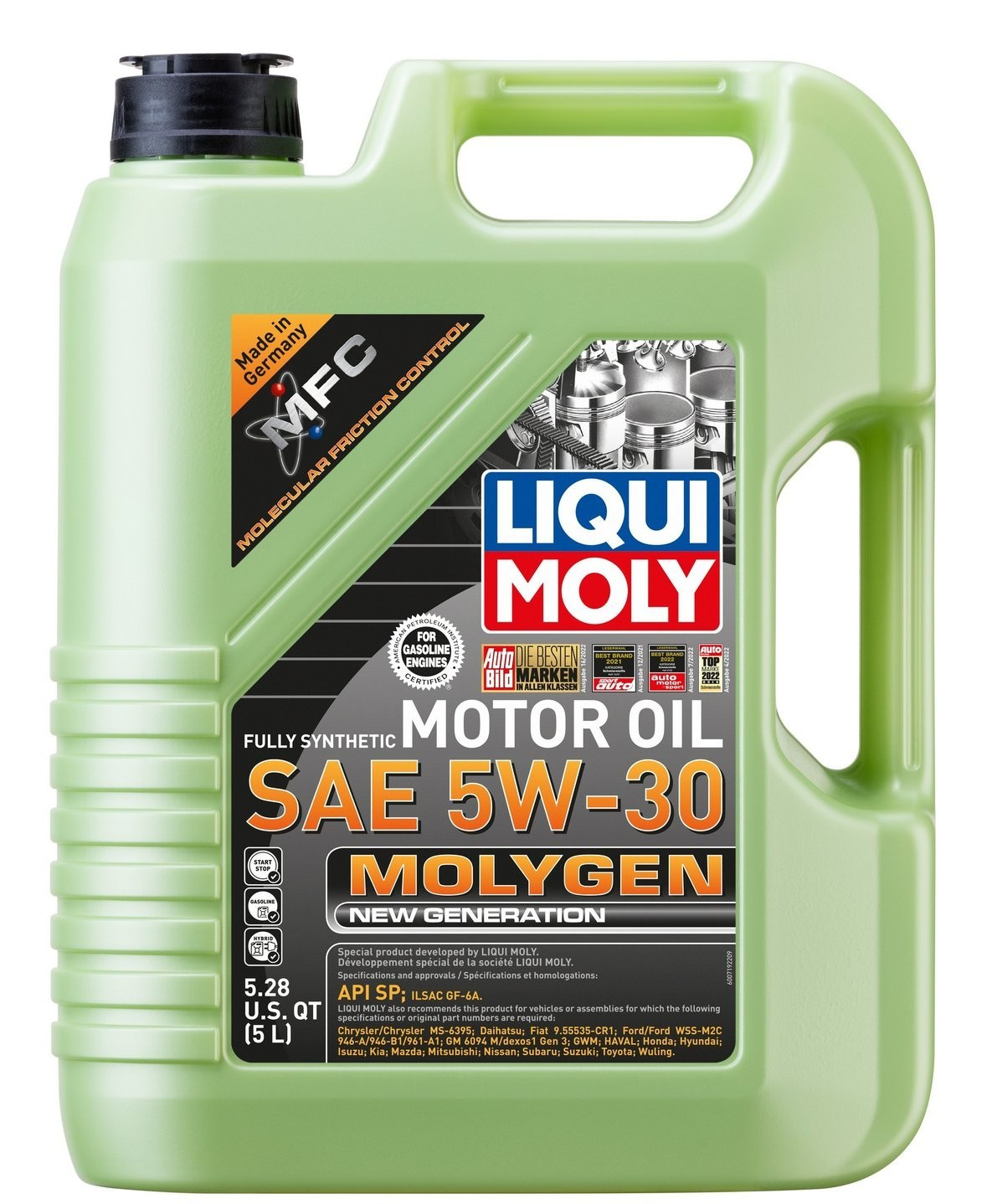[BIG SALE]- LIQUI MOLY 20228 Molygen New Generation 5W-30; 5 Liter