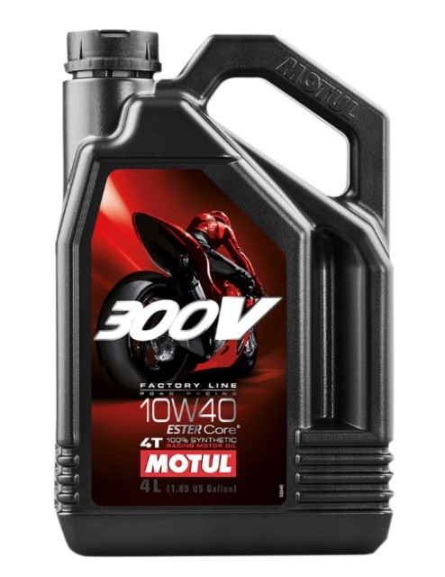 Motul 300V Synthetic Motor Oil – 10W40 – 4L. – 104121