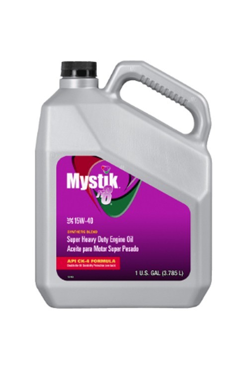 Mystik JT-8 15W-40 Synthetic Blend Heavy Duty Engine Oil, Case of 3 – 1 Gallon