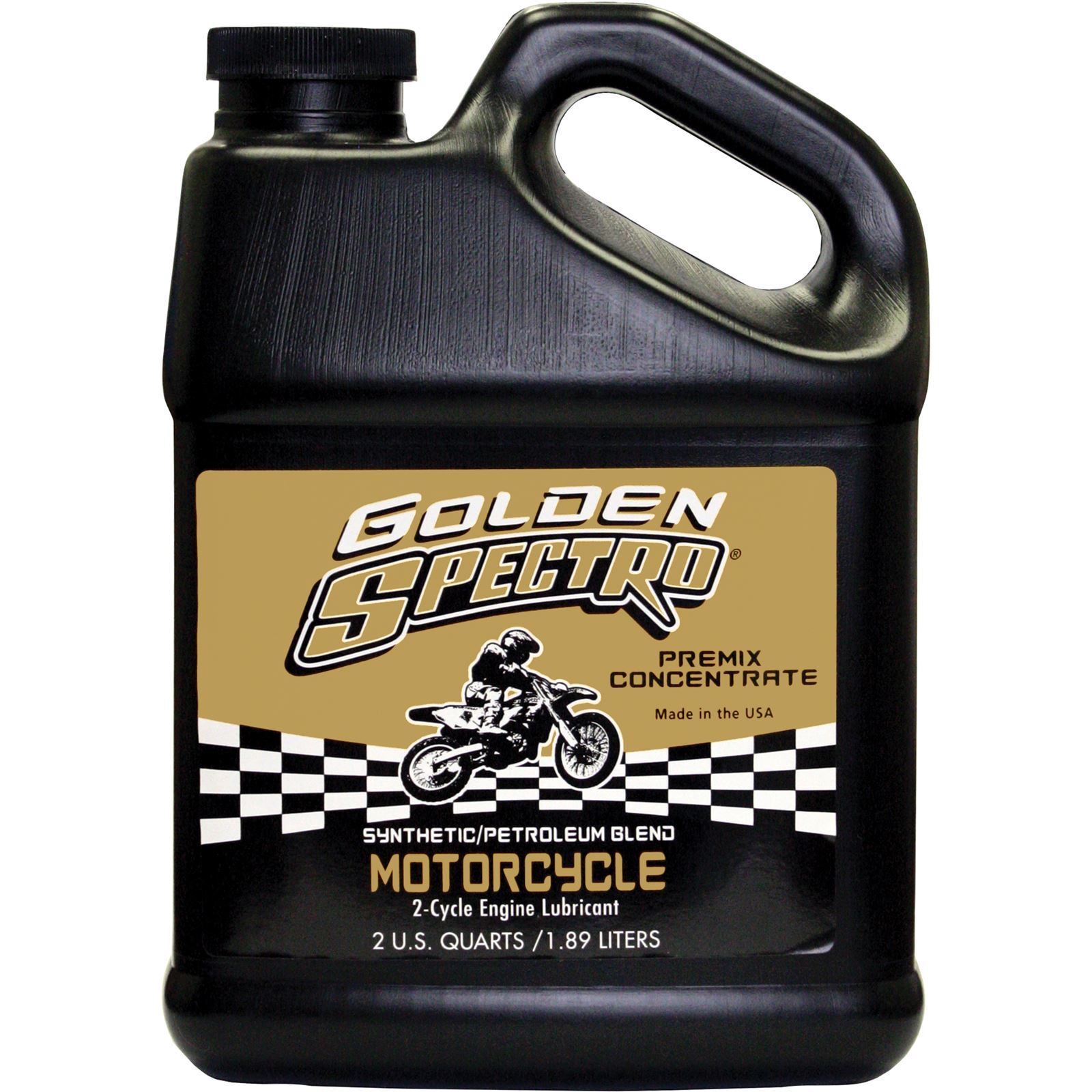 Spectro Performance Oils GOLDEN SPECTRO SEMI-SYN 2T 64 OZ PRE MIX S.GSMC