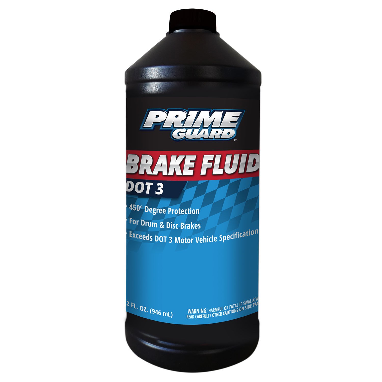 Prime Guard® Dot 3 Brake Fluid – 3 Quarts