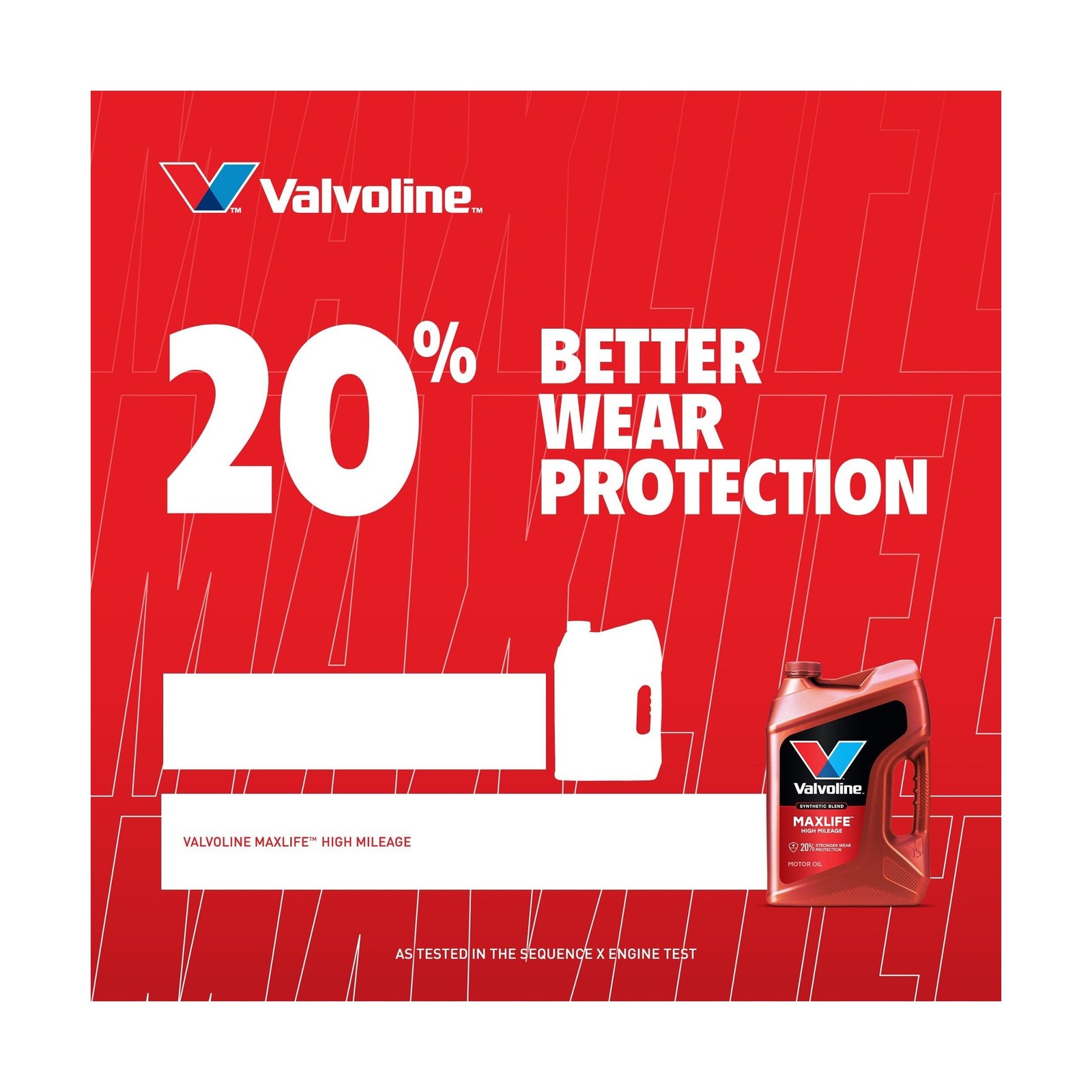 Valvoline High Mileage with MaxLife Technology SAE 5W-30 Synthetic Blend Moto…