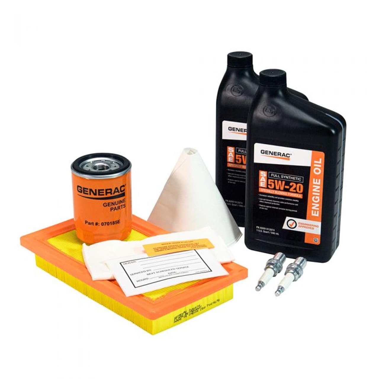 Generac 5W-20 Maintenance Kit for 20Kw-26Kw 999cc Generators 2 quarts