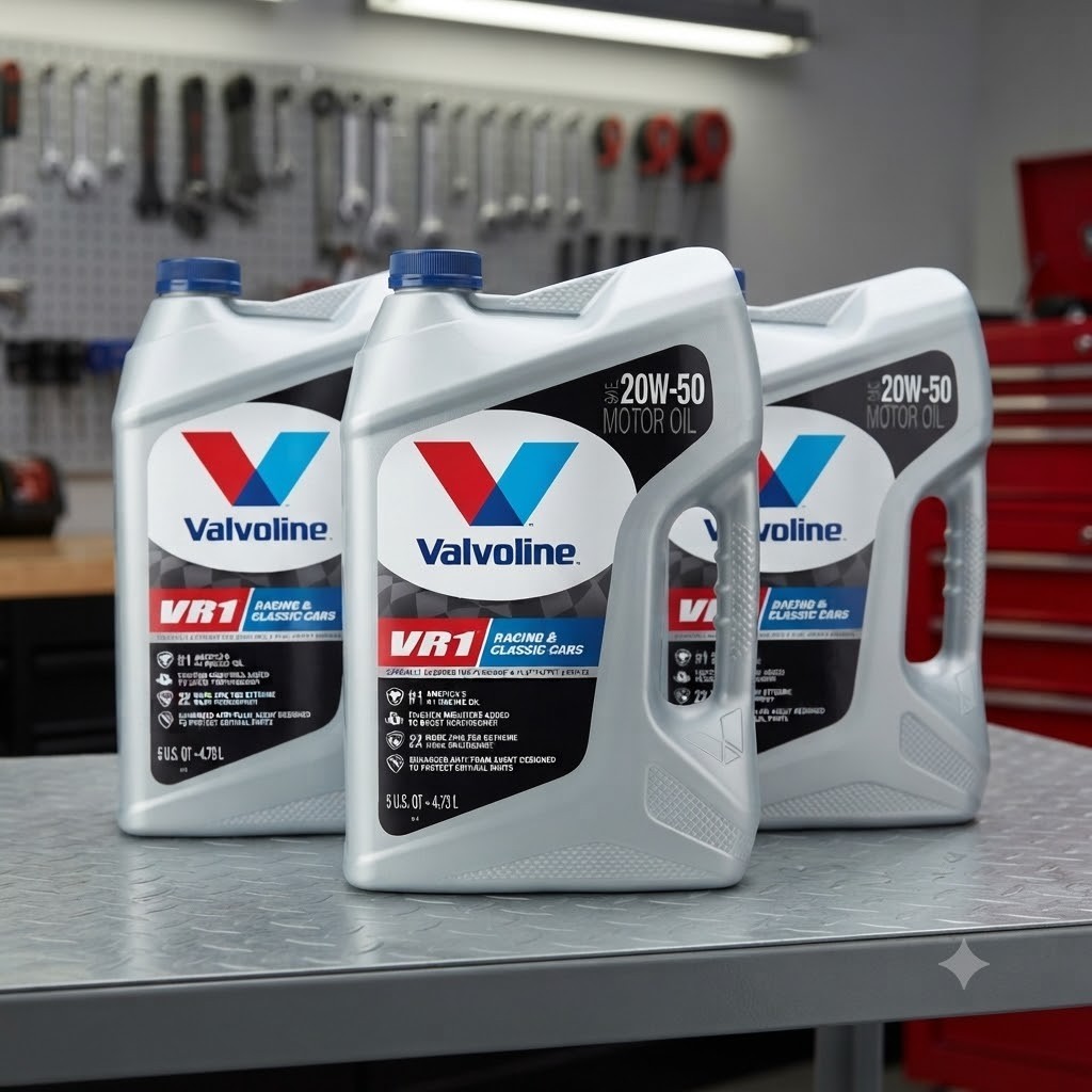 SALE- 3 PACK- VALVOLINE 881172 VR1 Racing SAE 20W-50 Motor Oil – 5 Quart