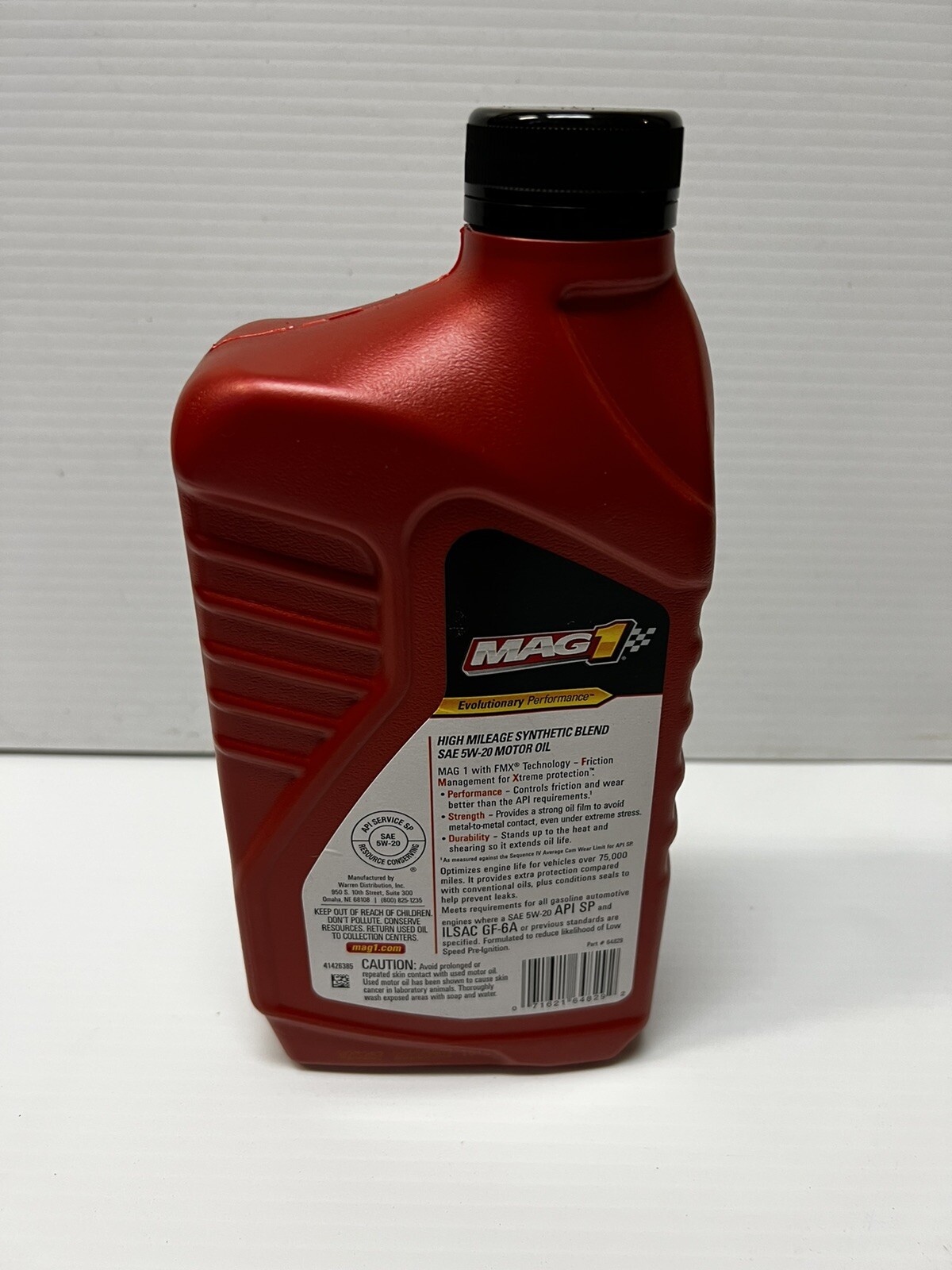 4 Quarts Of MAG1 Synthetic Blend 5W-20 Motor Oil For Gasoline Engines Brand New!