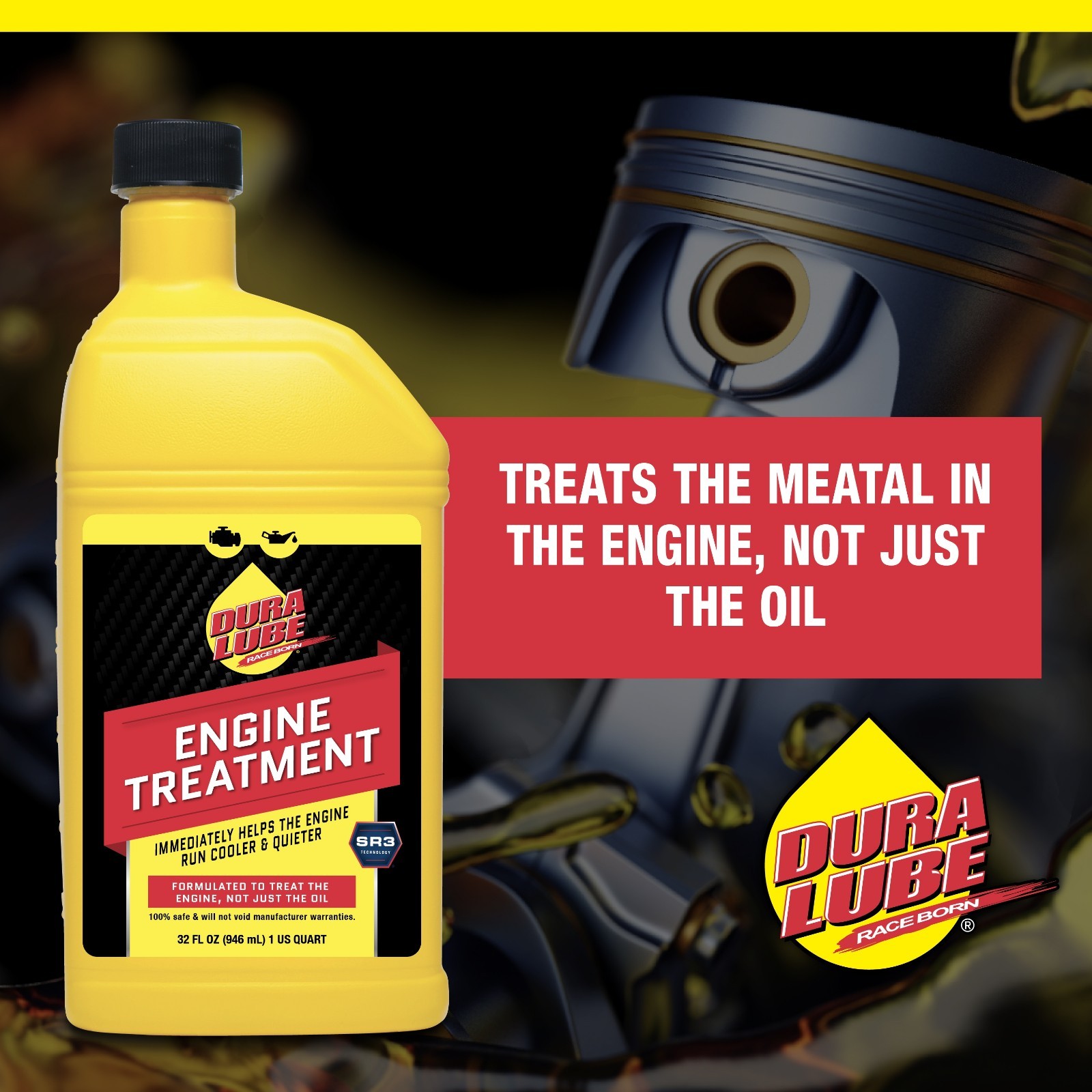 NEW (3 Pack) Dura Lube Engine Treatment Oil Additive 32 oz Gas & Diesel Engines