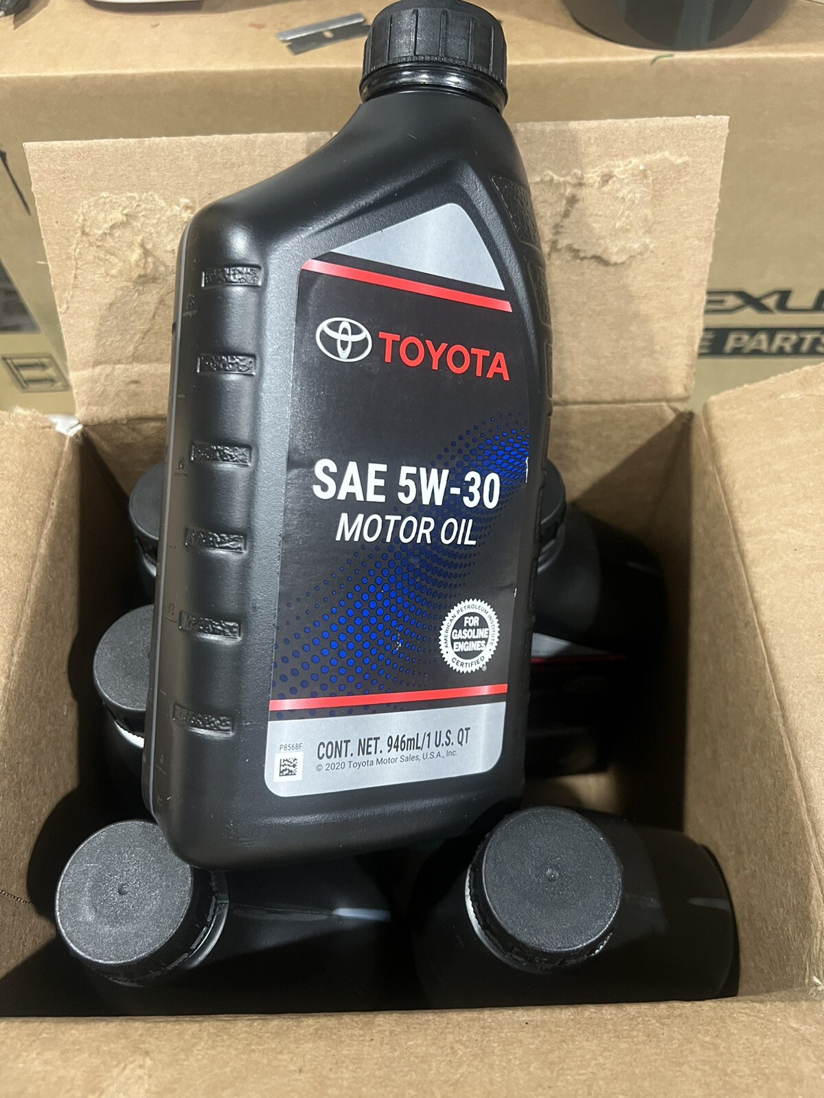 Toyota Motor Oil SAE 5W30 Case ( 6 Quarts )
