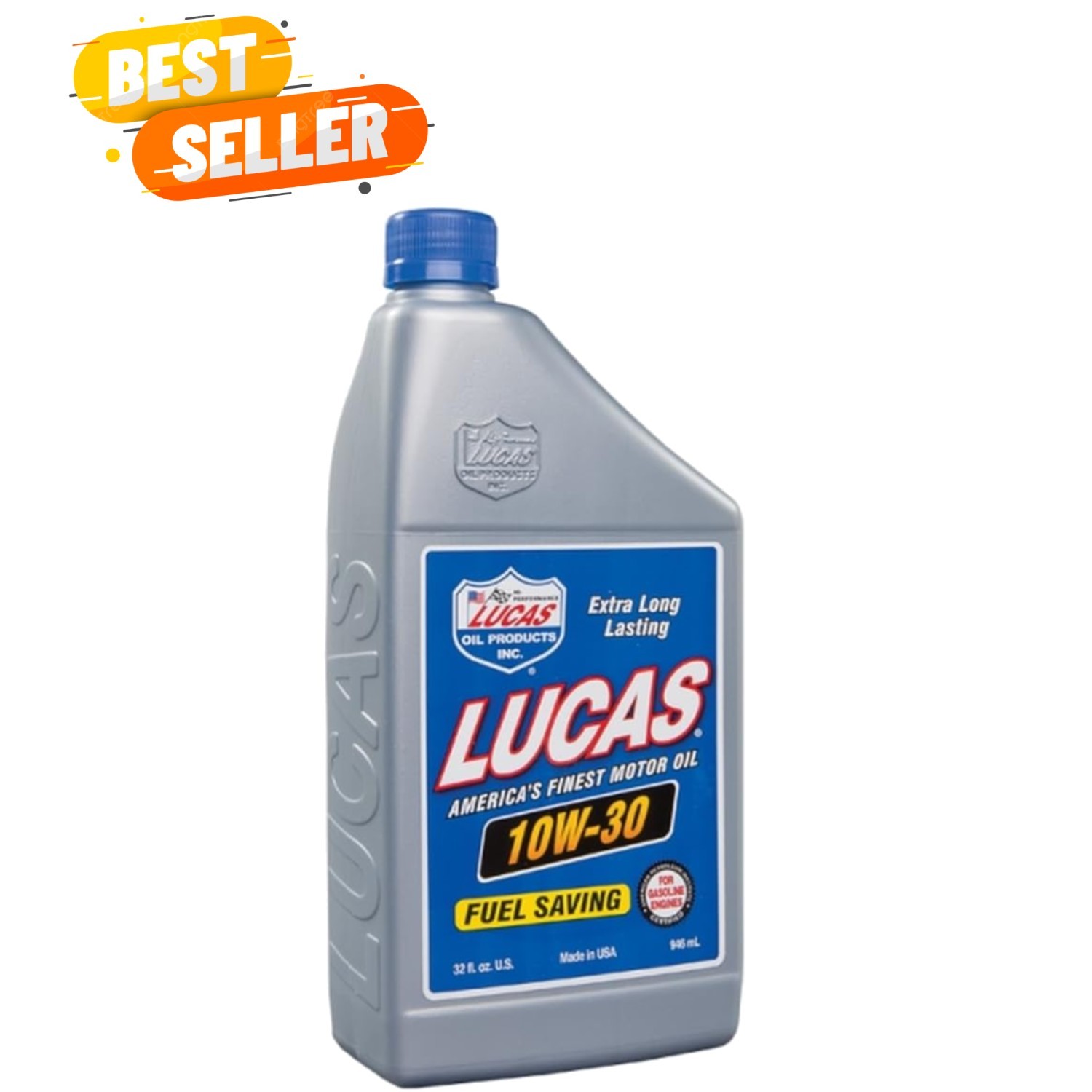Lucas SAE 10W-30 Motor Oil – 1 Quart Bottles, Case of 6 for Optimal Performance