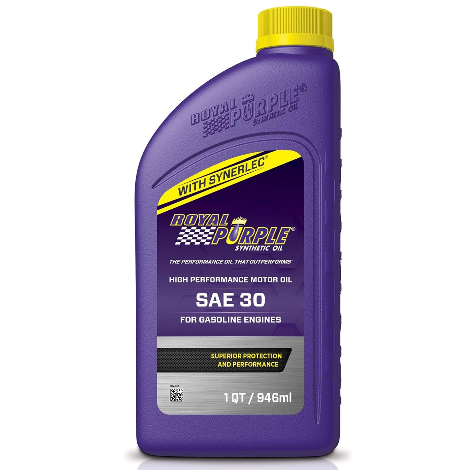 Royal Purple SAE 30 High Performance Synthetic Motor Oil 1 Qt. Bottles Set of 3