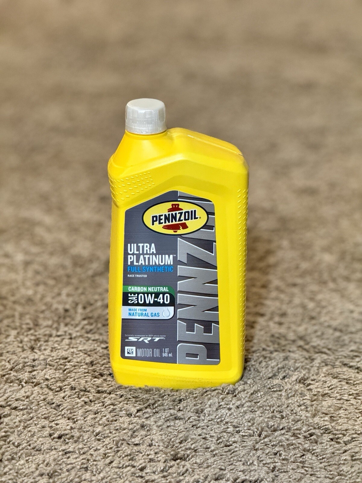 Pennzoil Ultra Platinum Full Synthetic Motor Oil SAE 0W-40