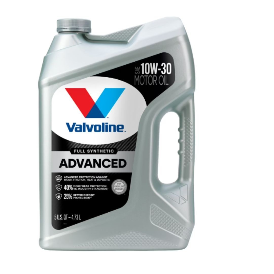 Valvoline Advanced Protection Full Synthetic 10W-30 Motor Oil 5 Quart, Case of 3