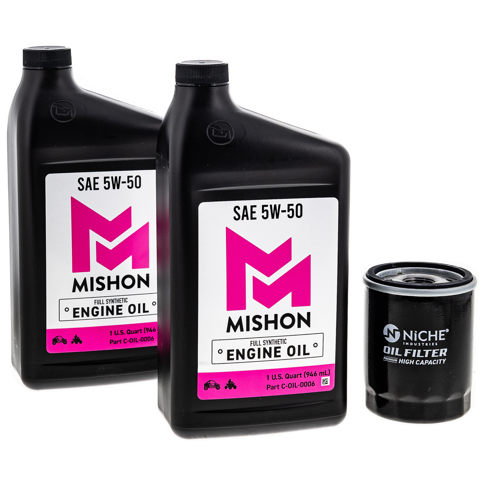 MISHON Engine Oil Change Kit for Polaris Ranger 800 700 SP 570 Crew UTV