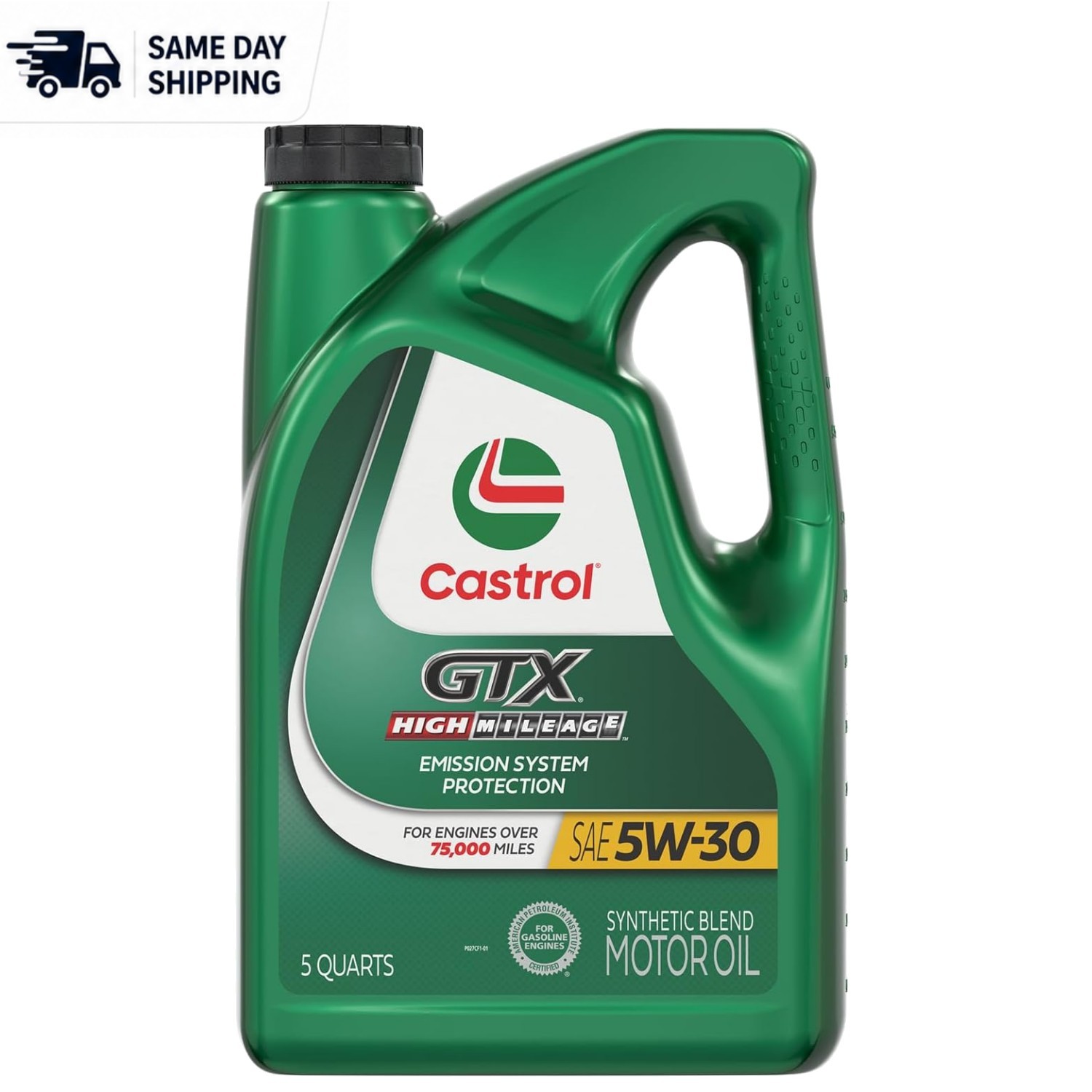 5 Quart GTX 5W-30 Synthetic Blend Oil – Advanced Protection for Aging Vehicles