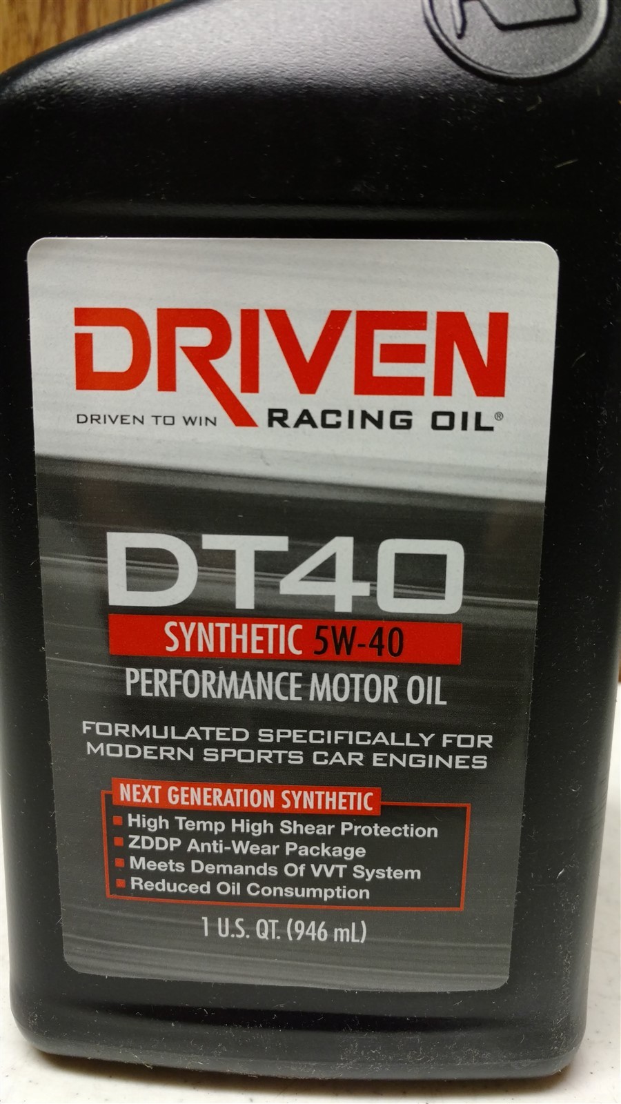 Joe Gibbs Driven DT40 5W-40 Synthetic Street Performance Oil 02406