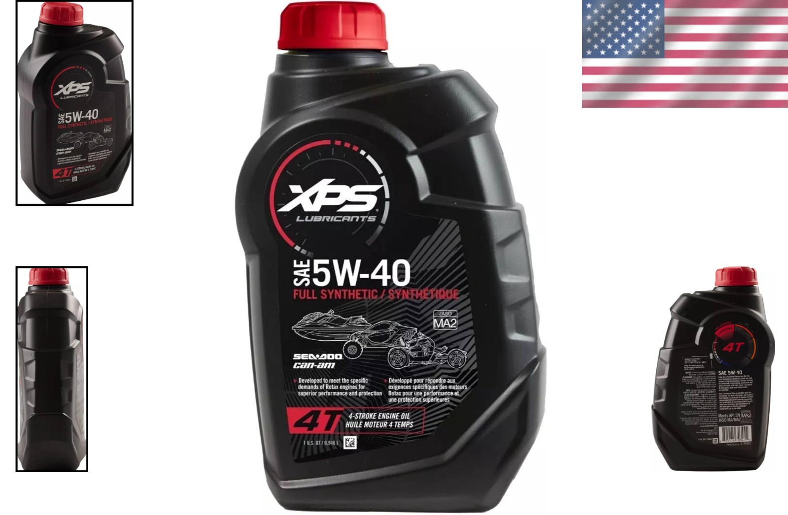 BRP XPS 4T 5W-40 Synthetic Oil – 32 Fl Oz for Robust Engine Protection