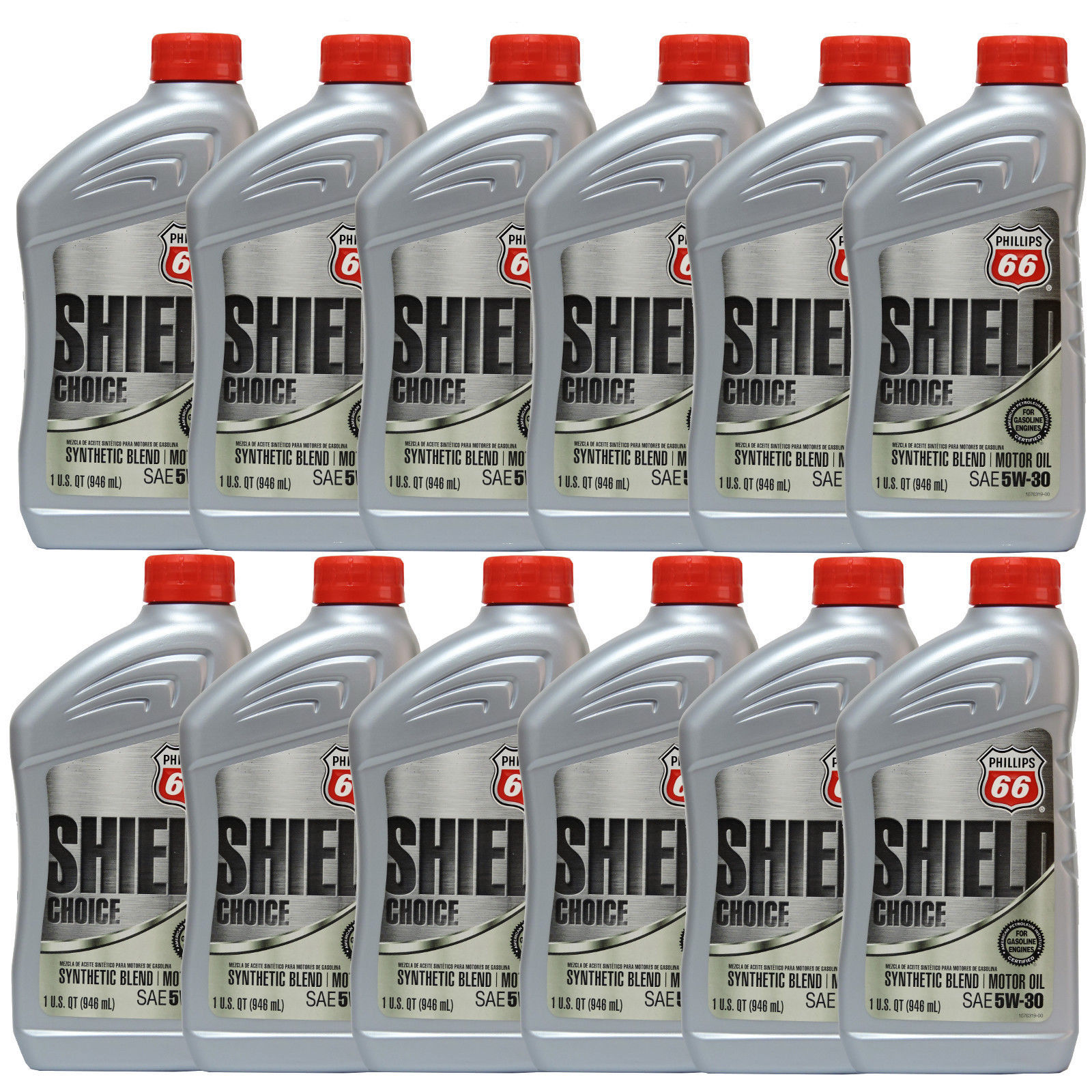 LOCAL PICKUP* Synthetic Blend 5W30 Motor Oil 12 Quarts In Case PHILLIPS 66